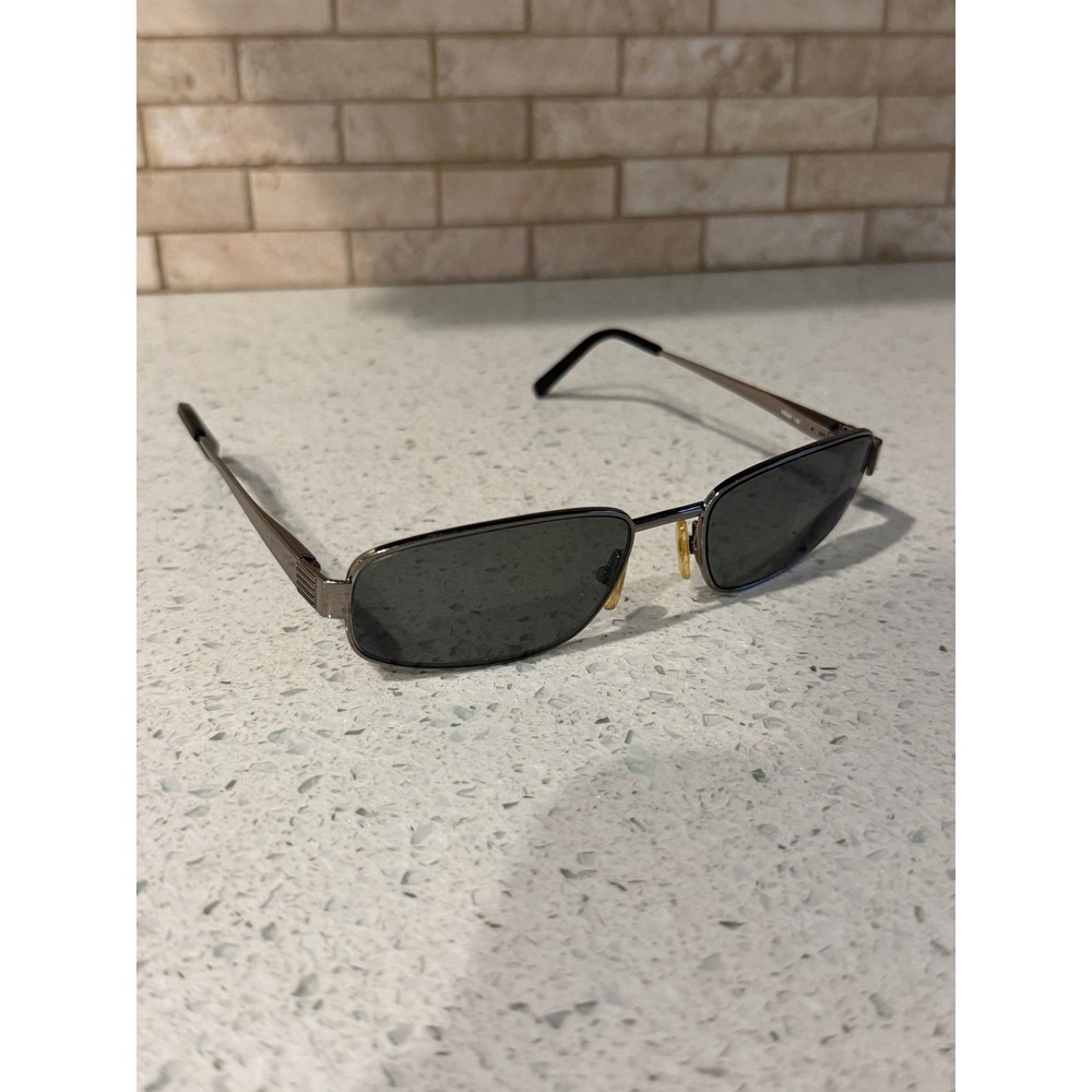 SunGear SG928 Men's Sunglasses Gunmetal Metal Rectangle Gray Lens